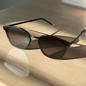 Saint Laurent Unisex Sunglasses, SL 28 Metal Black